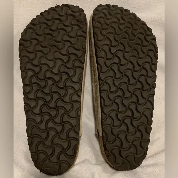 Birkenstock Tokio Men's Clogs Suede Leather Slide Sandal Taupe Size 45/12 - 12.5 - Picture 10 of 16